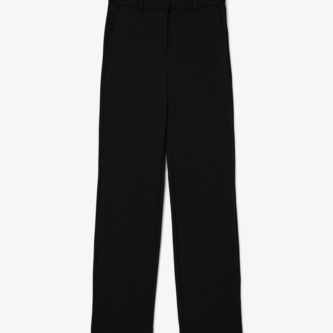 Svarta kostymbyxor med raka ben
