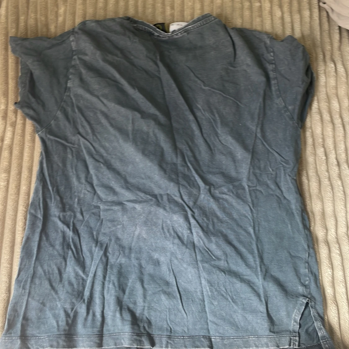 Blå Nirvana t-shirt med blommigt tryck - 1