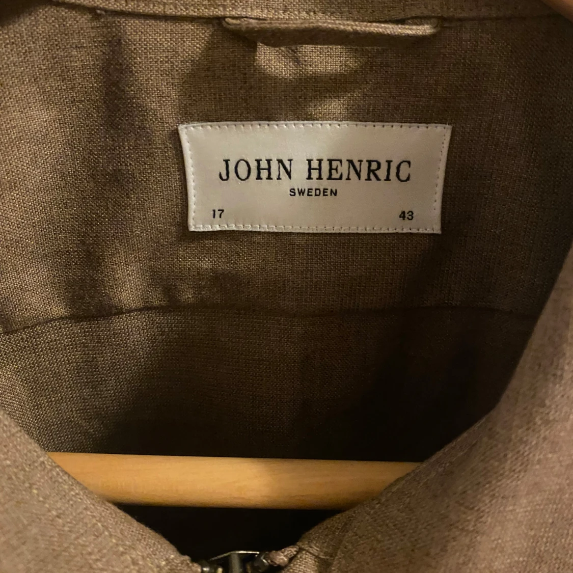 Beige overshirt från John Henric - 2