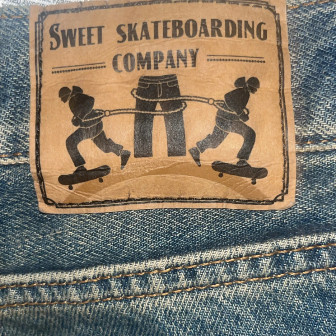 Blå jeans från Sweet Skateboarding Co - 3