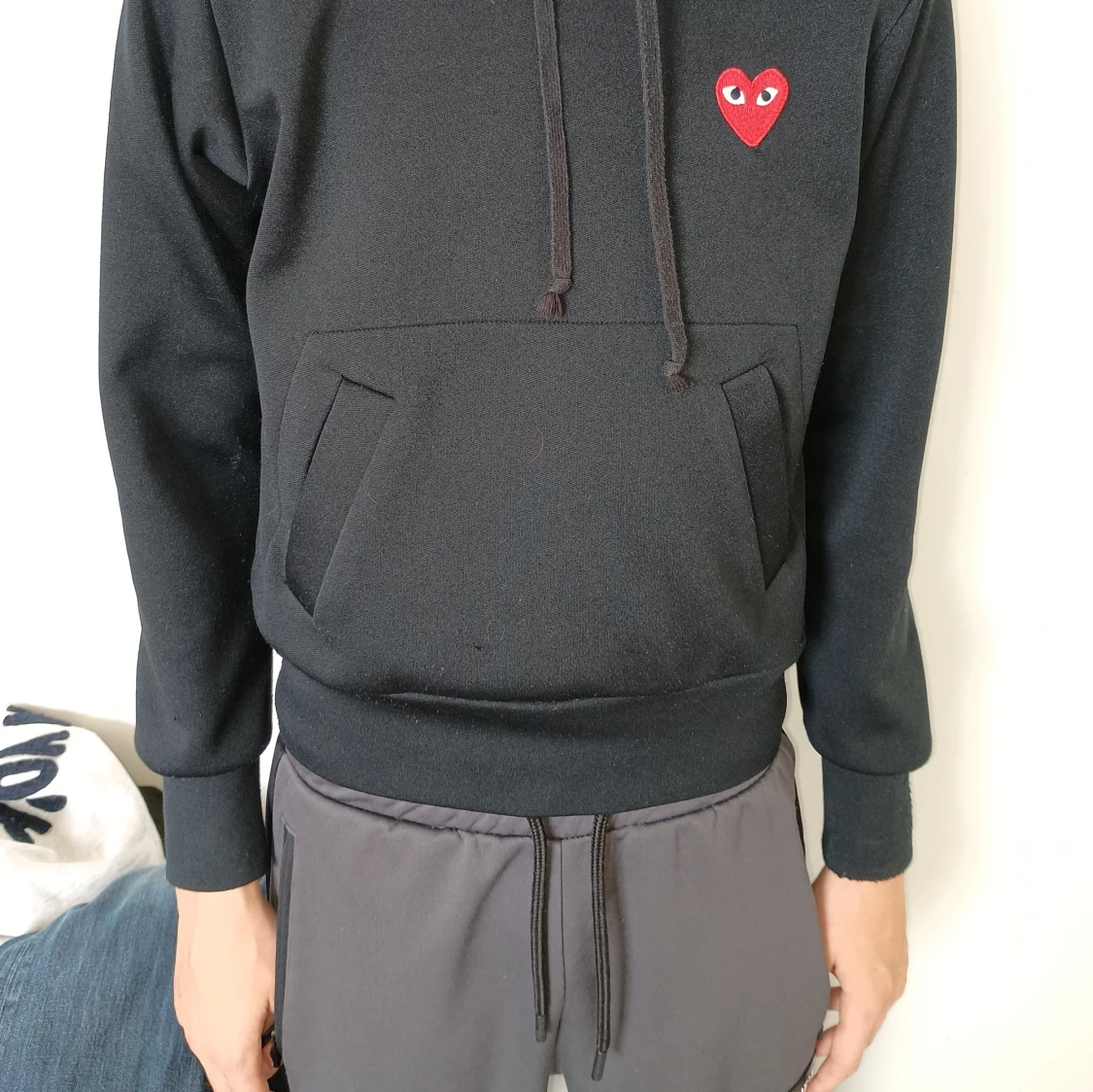 Svart hoodie Comme des Garçons Play - 2
