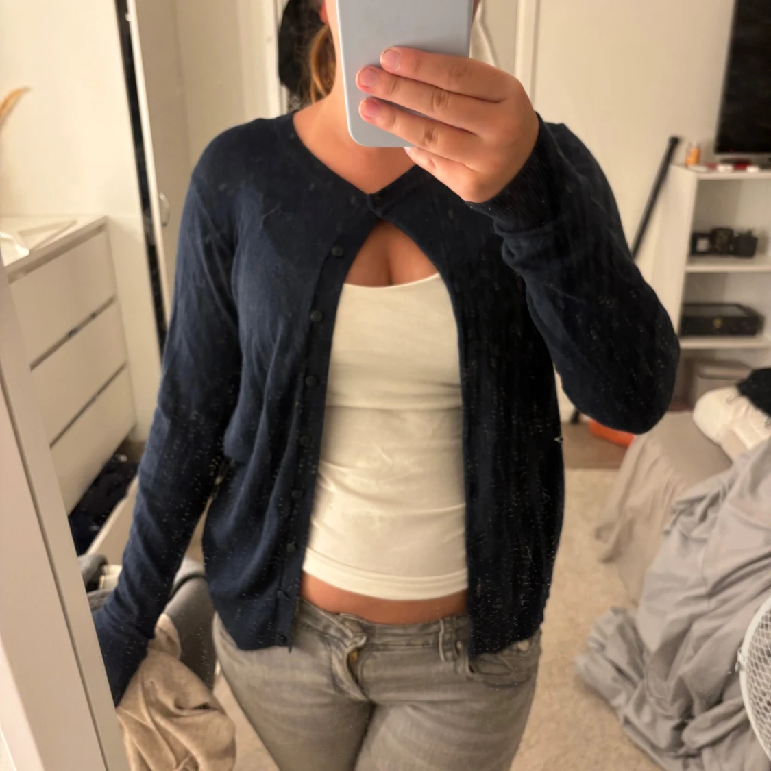 Mörkblå kofta från Ullared - 1