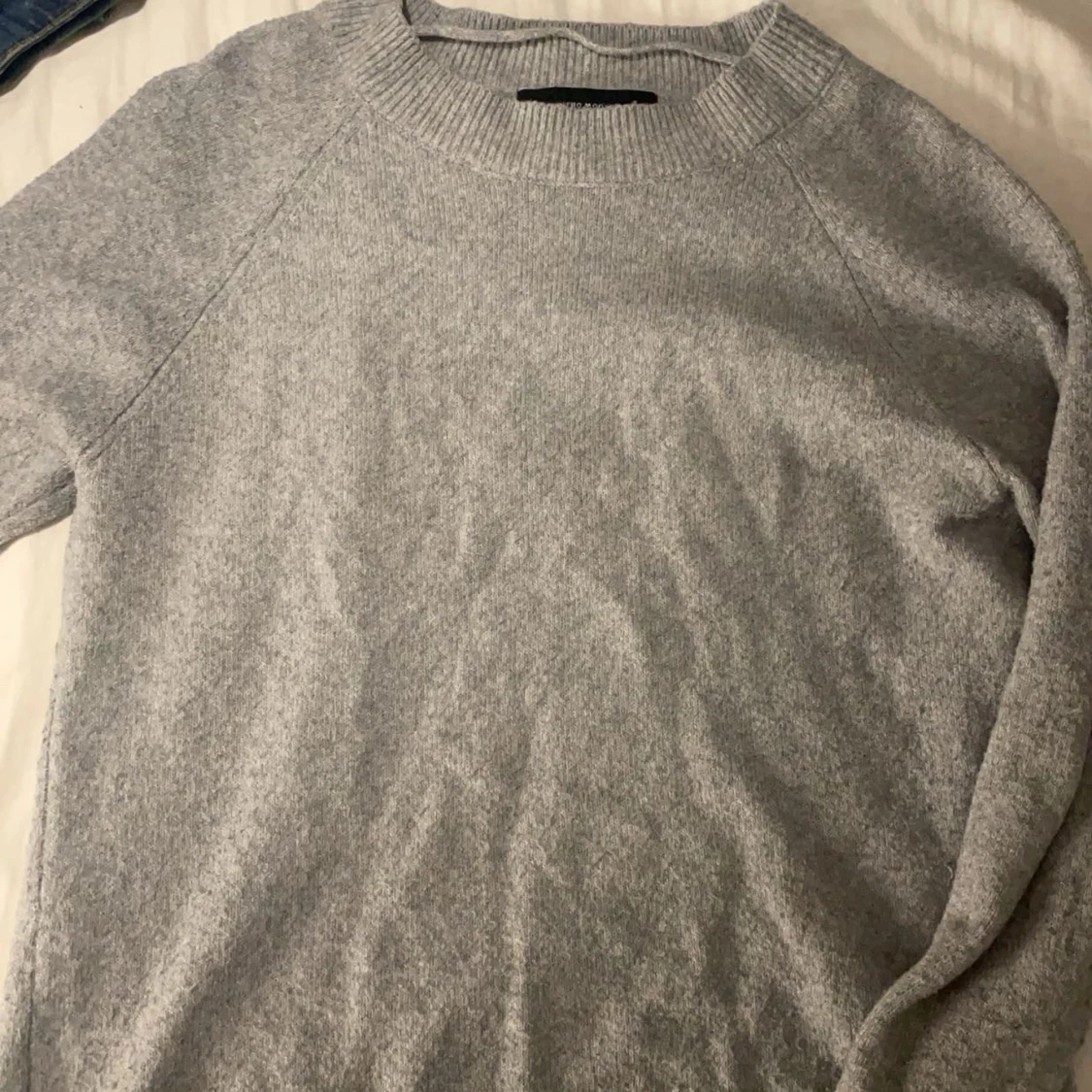 Grå stickad tröja från Vero Moda