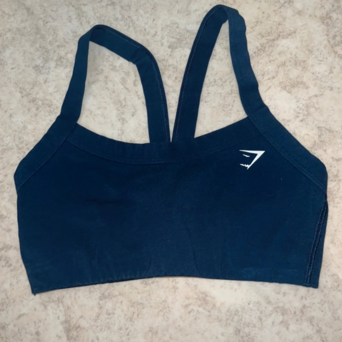 Mörkblå linnetopp från Gymshark XS