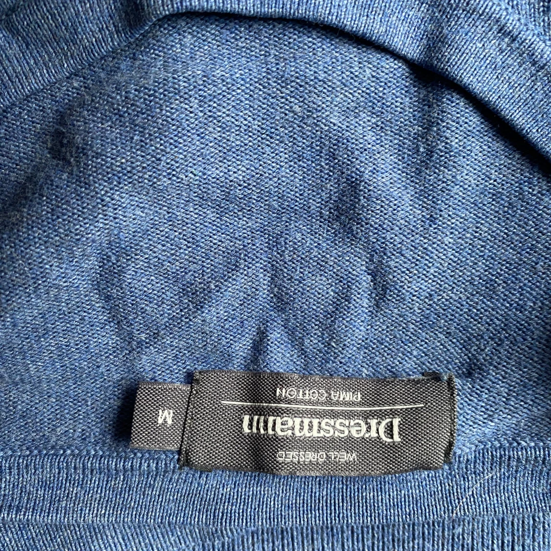 Blå långärmad tröja Dressmann M - 2