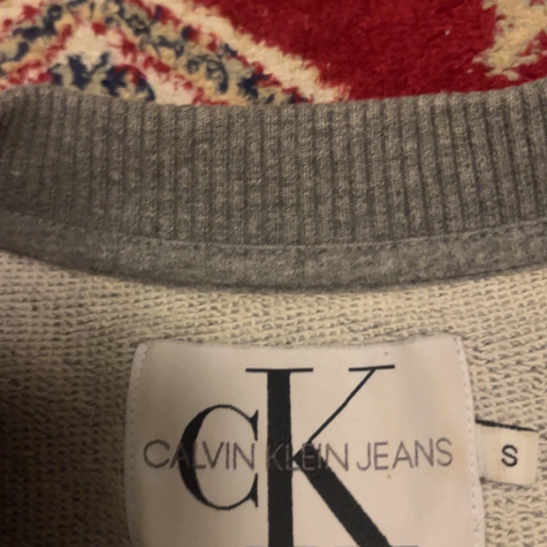 Grå Calvin Klein Jeans sweatshirt - 1