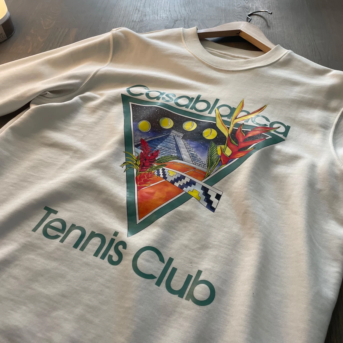 Vit sweatshirt Casablanca Tennis Club - 1