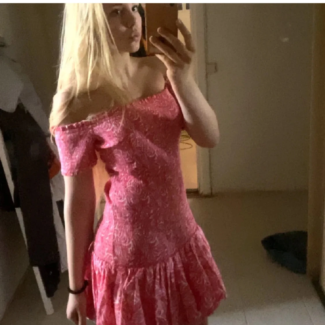 Rosa klänning från hm  - 2