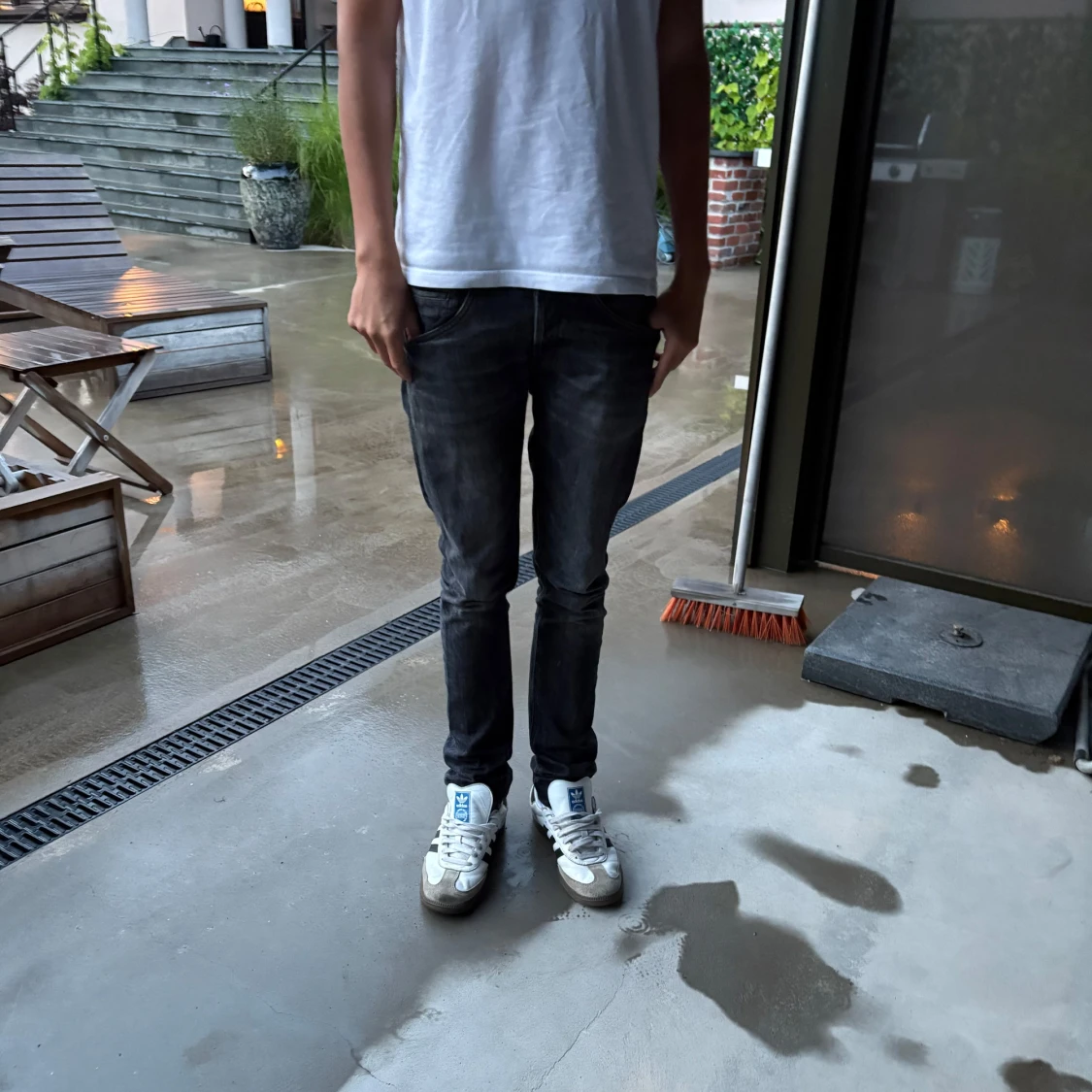 Svarta dondup jeans  - 2