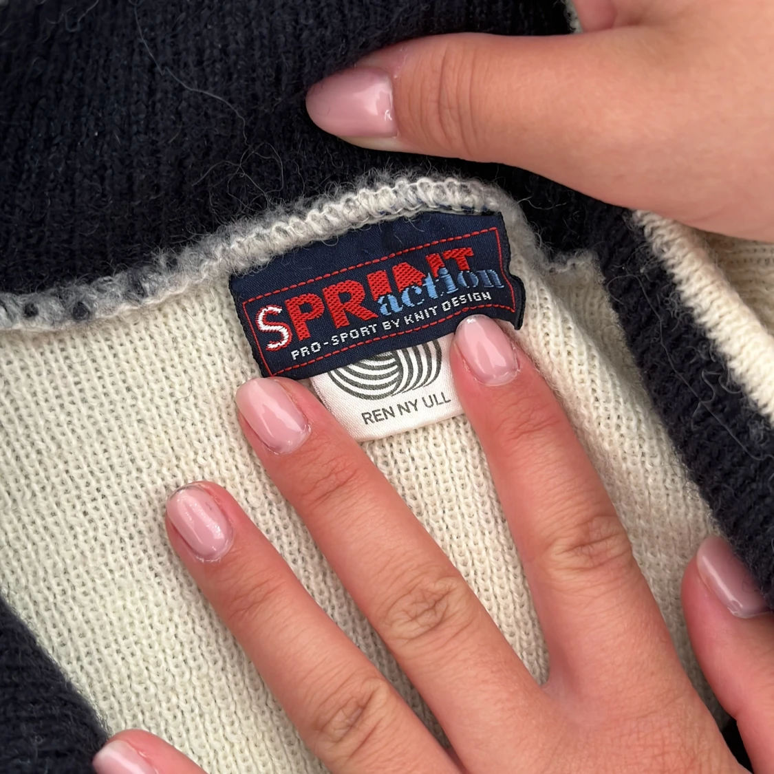 Randig half zip tröja från Sprint - 3