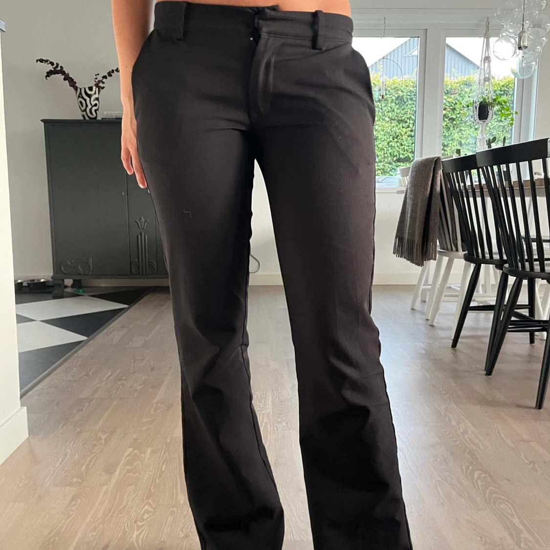 Lågmidjade kostymbyxor  - 1