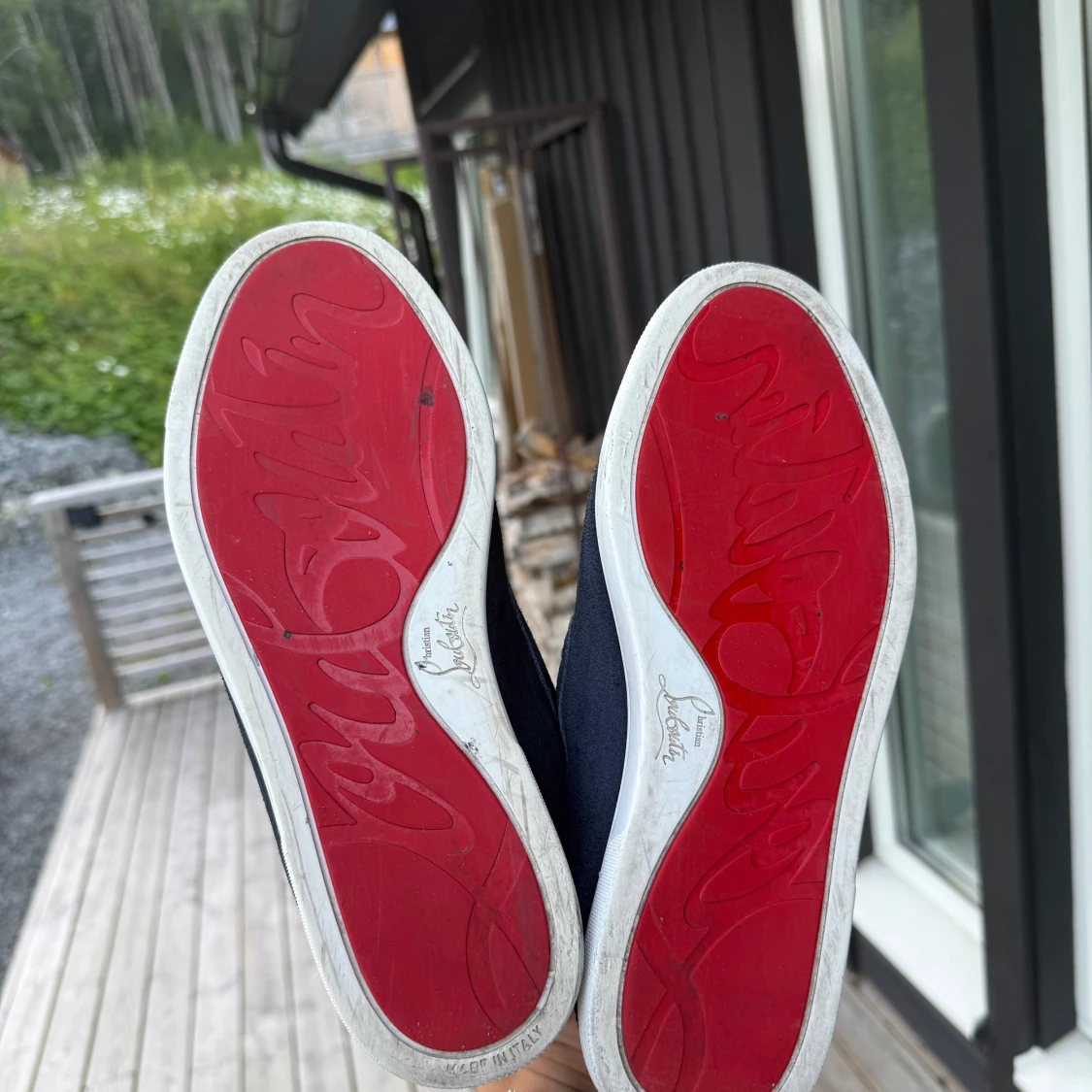 Mörkblå loafers från Christian Louboutin - 2