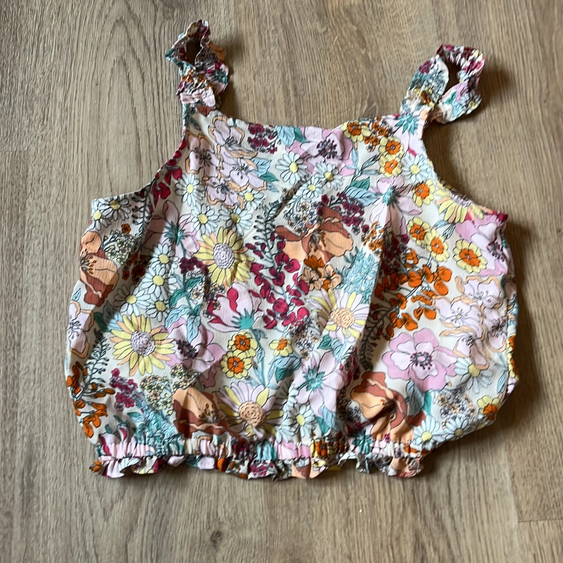 Blommig kjol och topp - 1