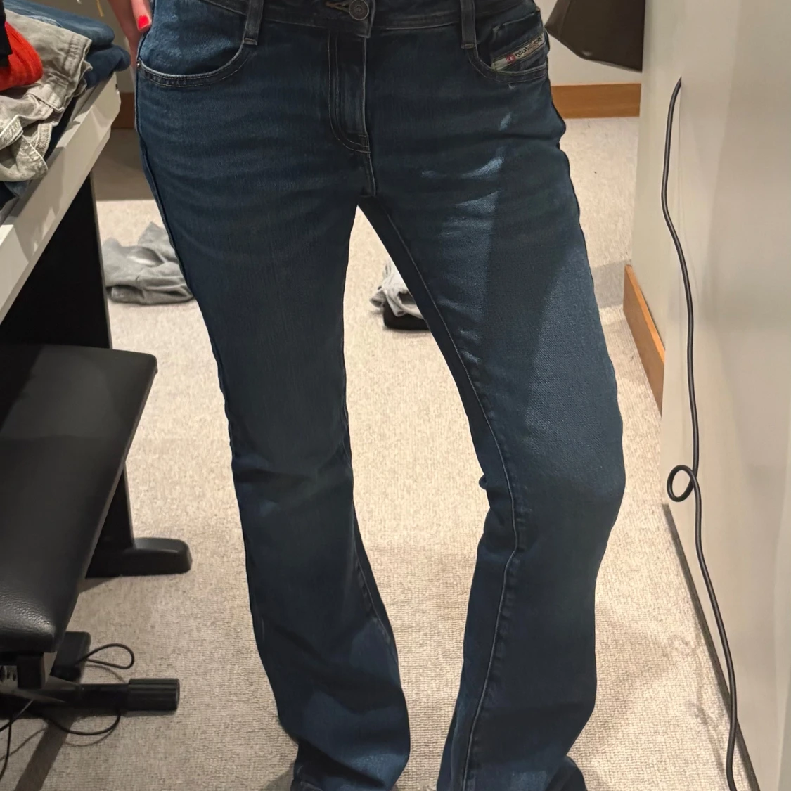 Diesel bootcut jeans blå