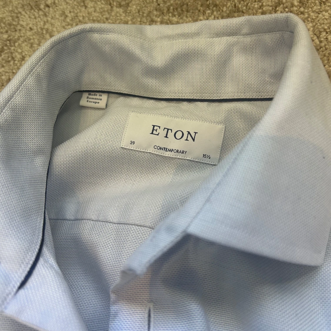 Eton Skjorta Ljusblå Contemporary - 3