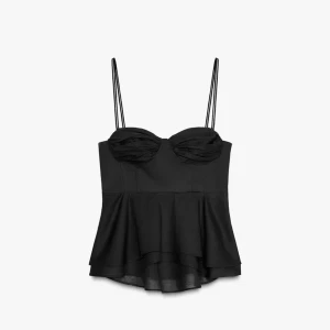 Svart Zara topp - Svårt slutsåld topp från zara, helt ny, prislapp sitter kvar