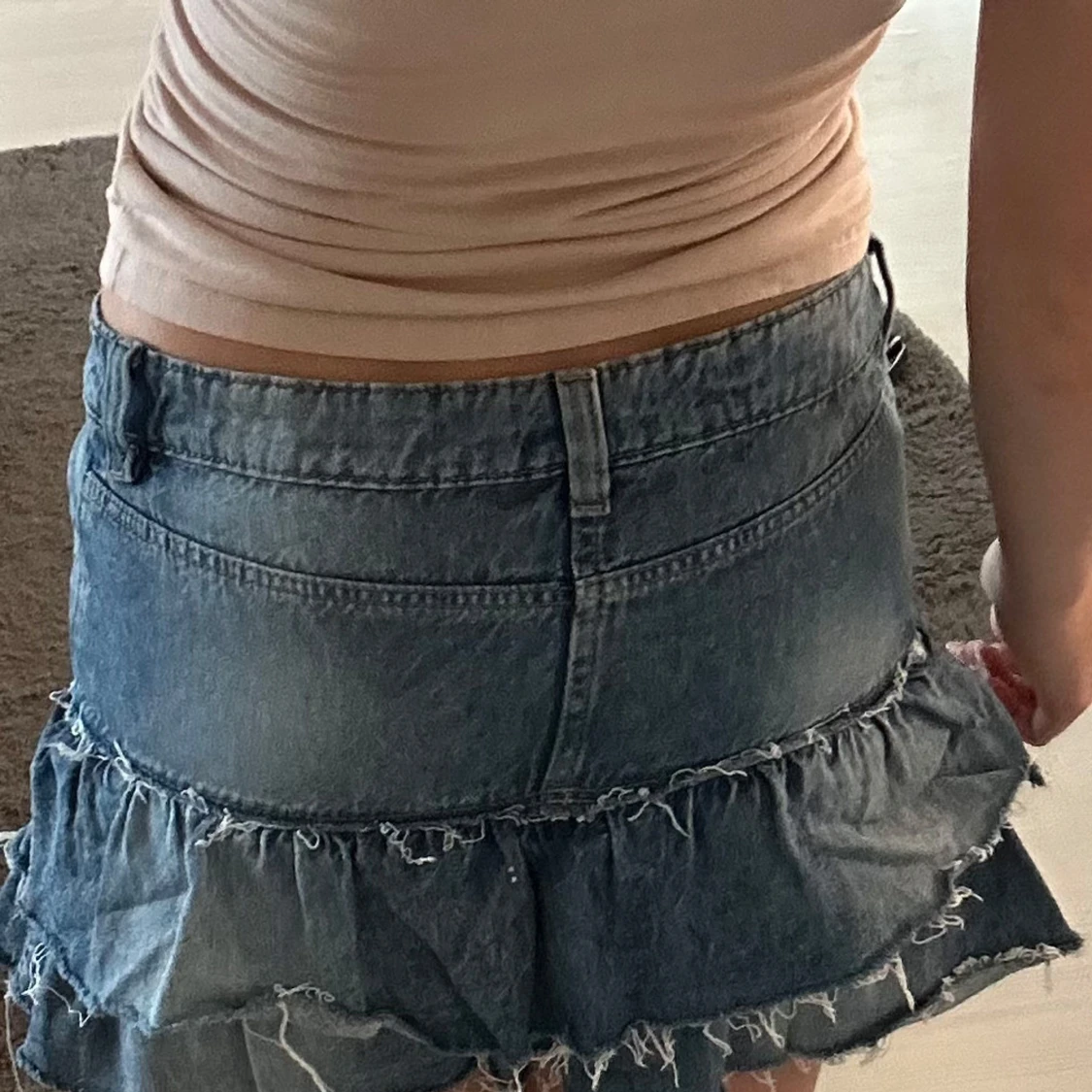 Volangjeanskjol från Gina Tricot - 1