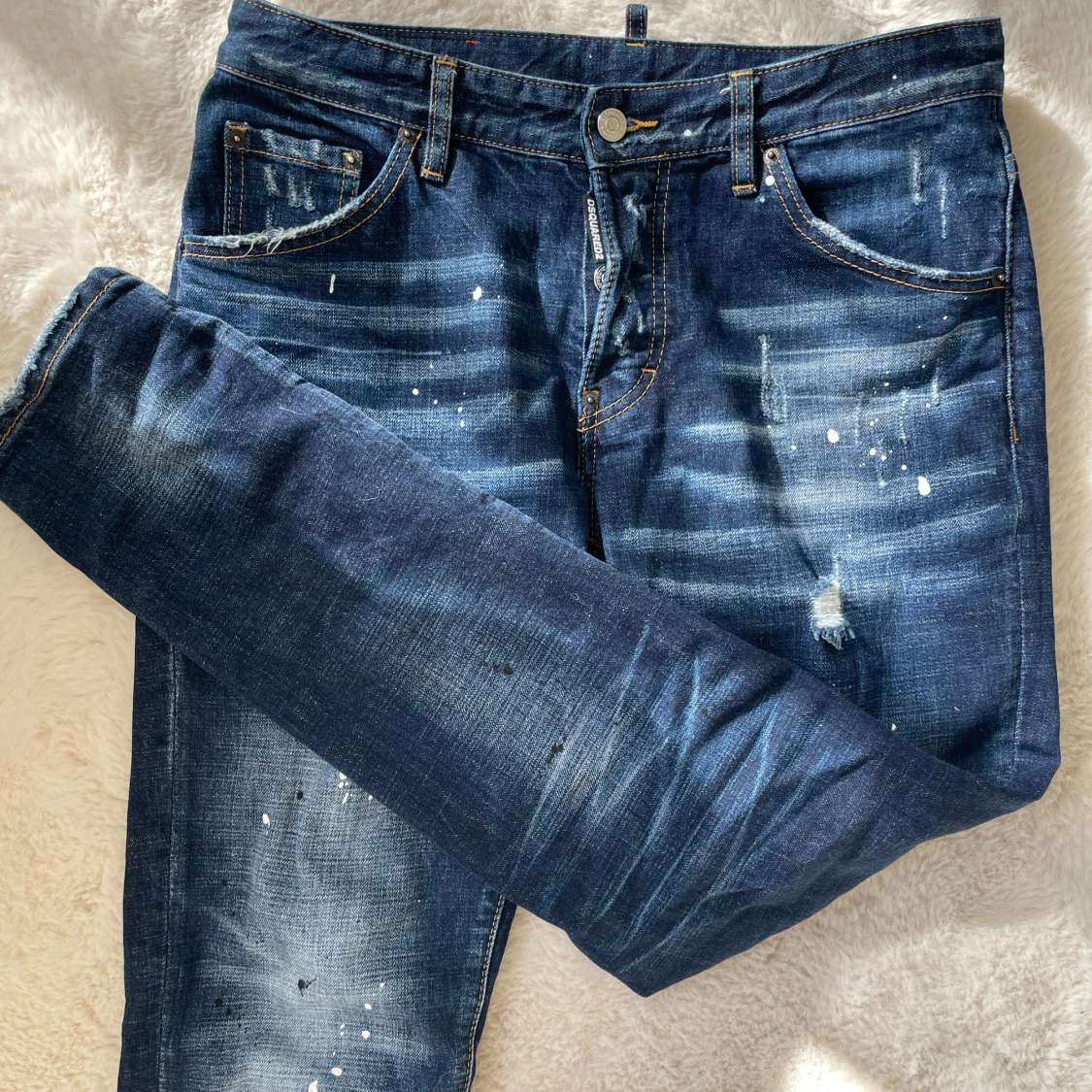 Dsquared2 jeans slim fit blå