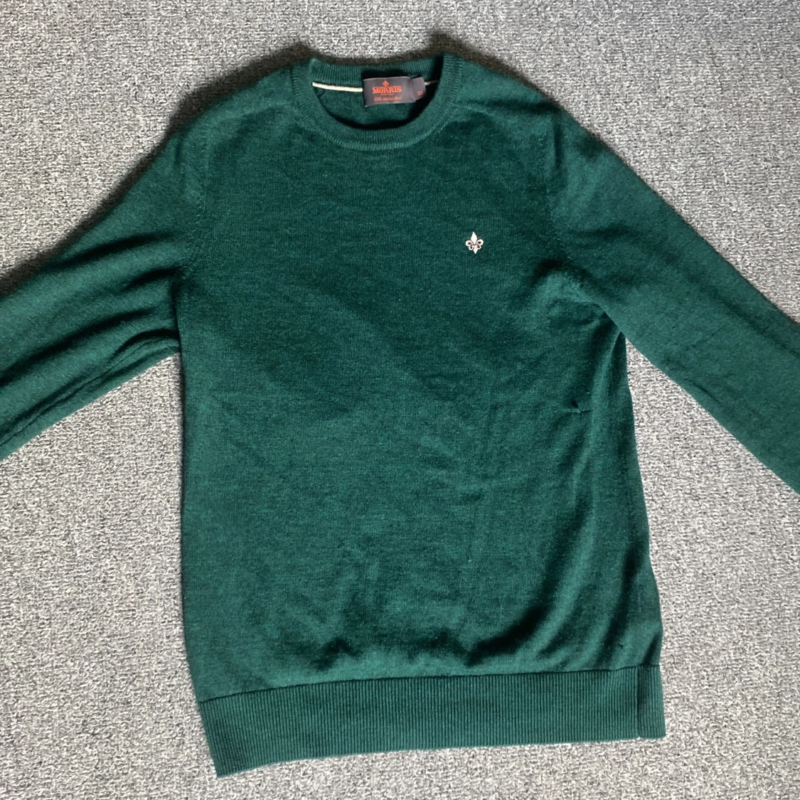 Grön merinoullströja från Morris XS