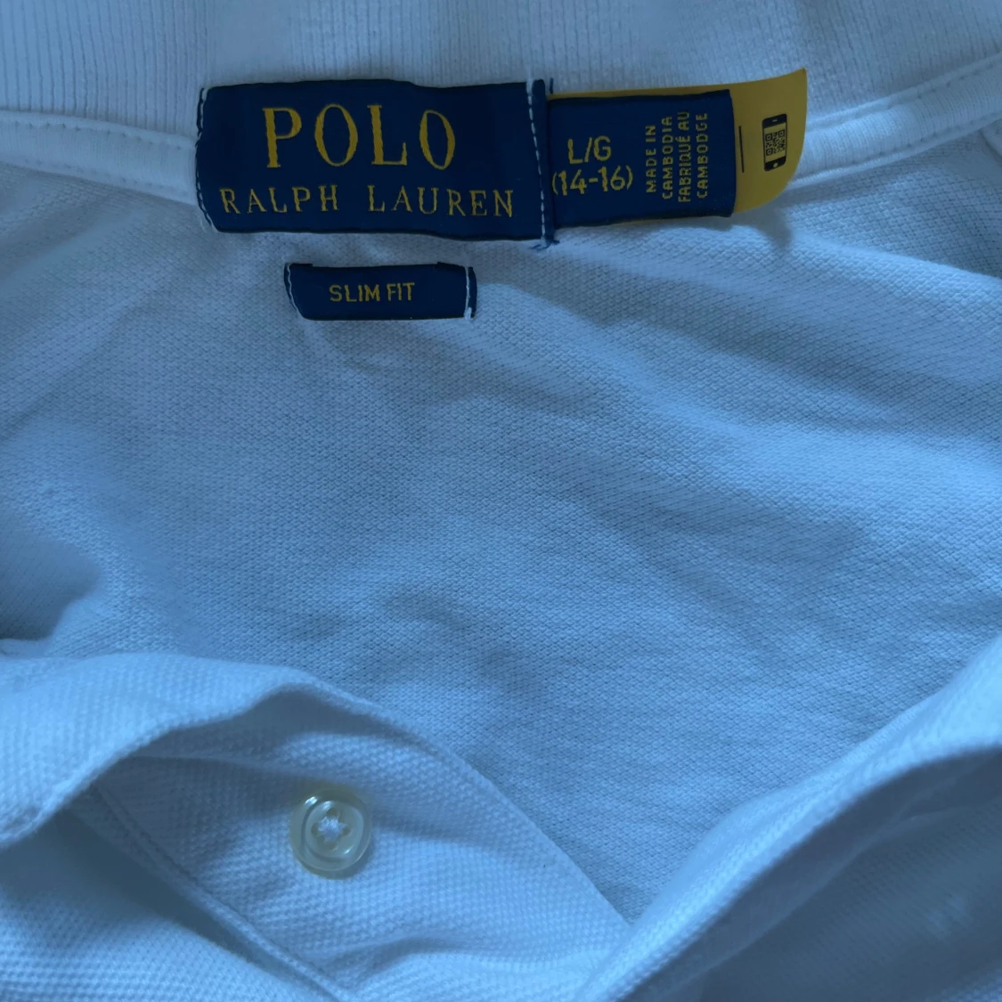 Vit kortärmad t-shirt från Ralph Lauren - 1
