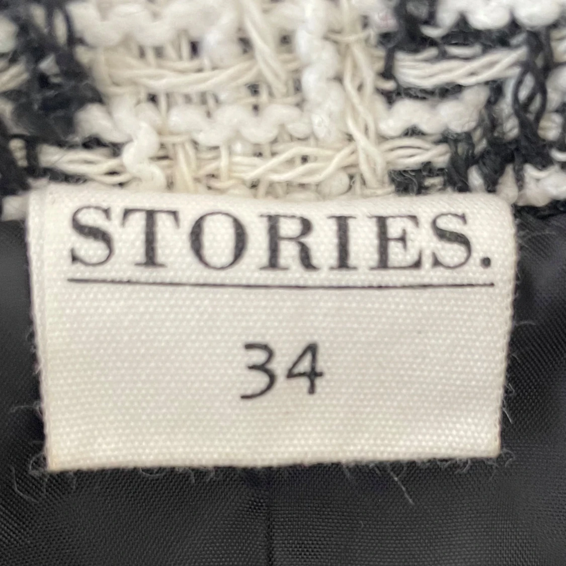 Svartvit rutig kavaj från Stories - 2