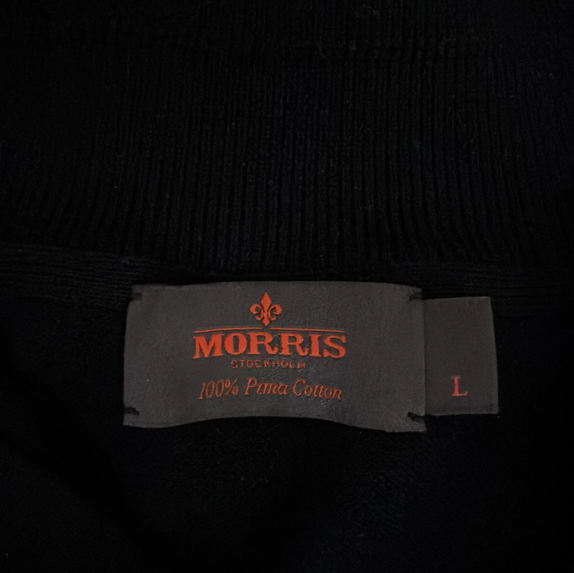 Svart halfzip från Morris - 2