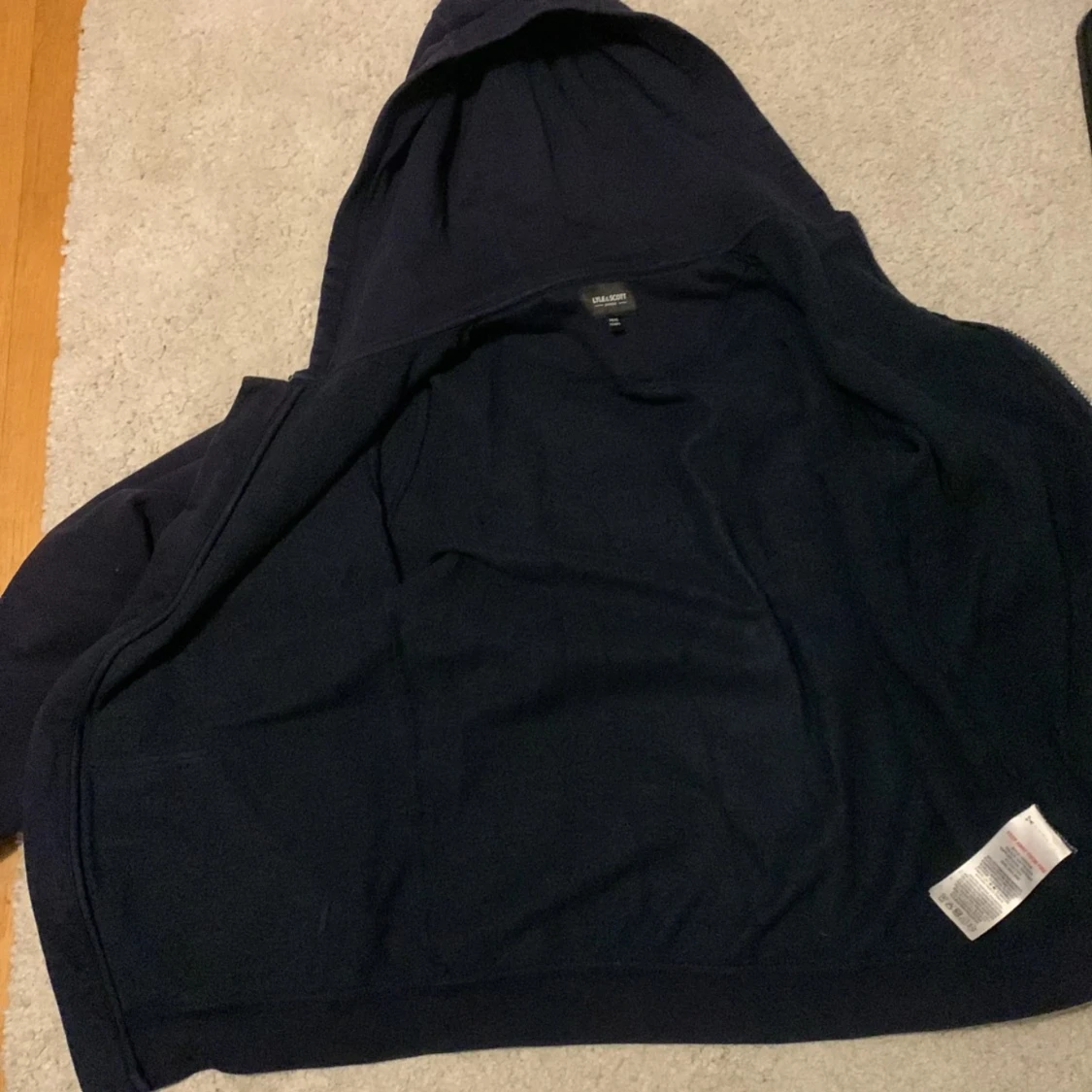 Mörkblå hoodie från Lyle & Scott - 91