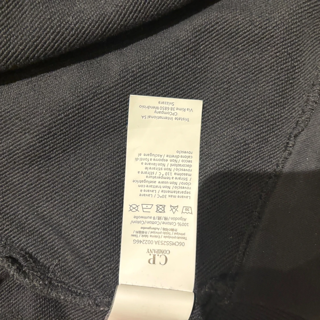 Svart C.P. Company bomberjacka med goggles - 3