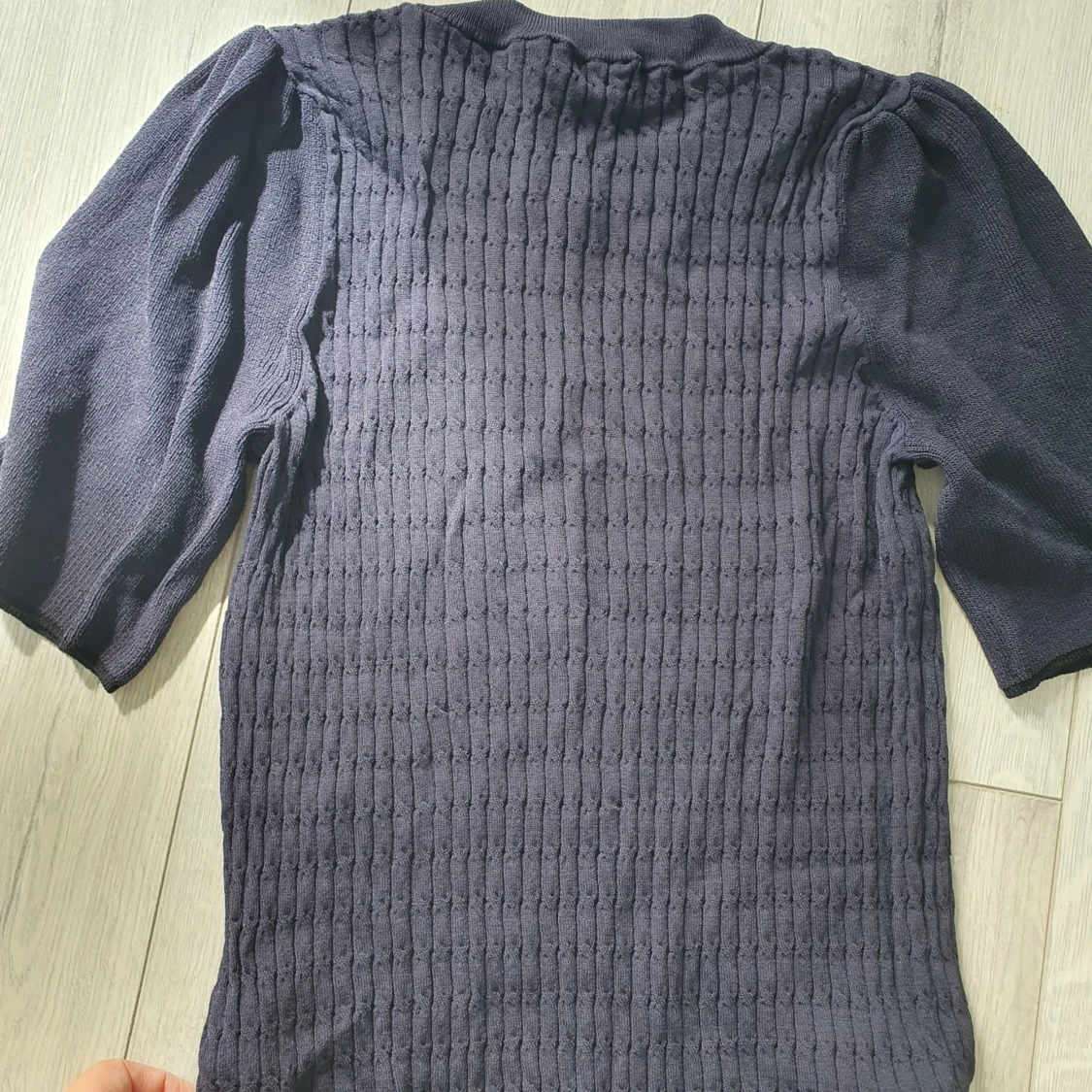 Mörkblå stickad tröja Soaked in Luxury - 1