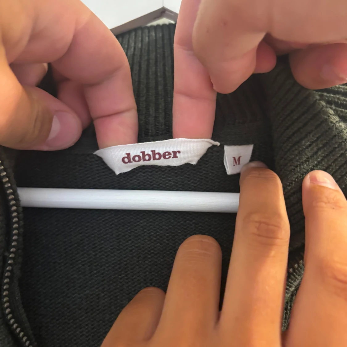 Mörkgrön kofta från Dobber - 1