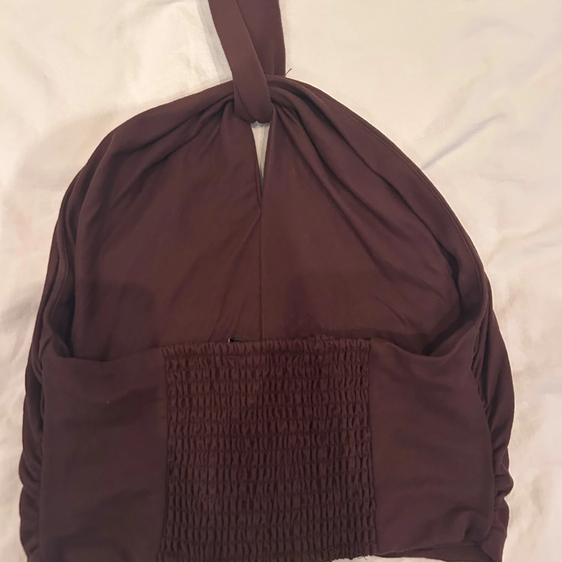 Brun halterneck topp från MNG - 3