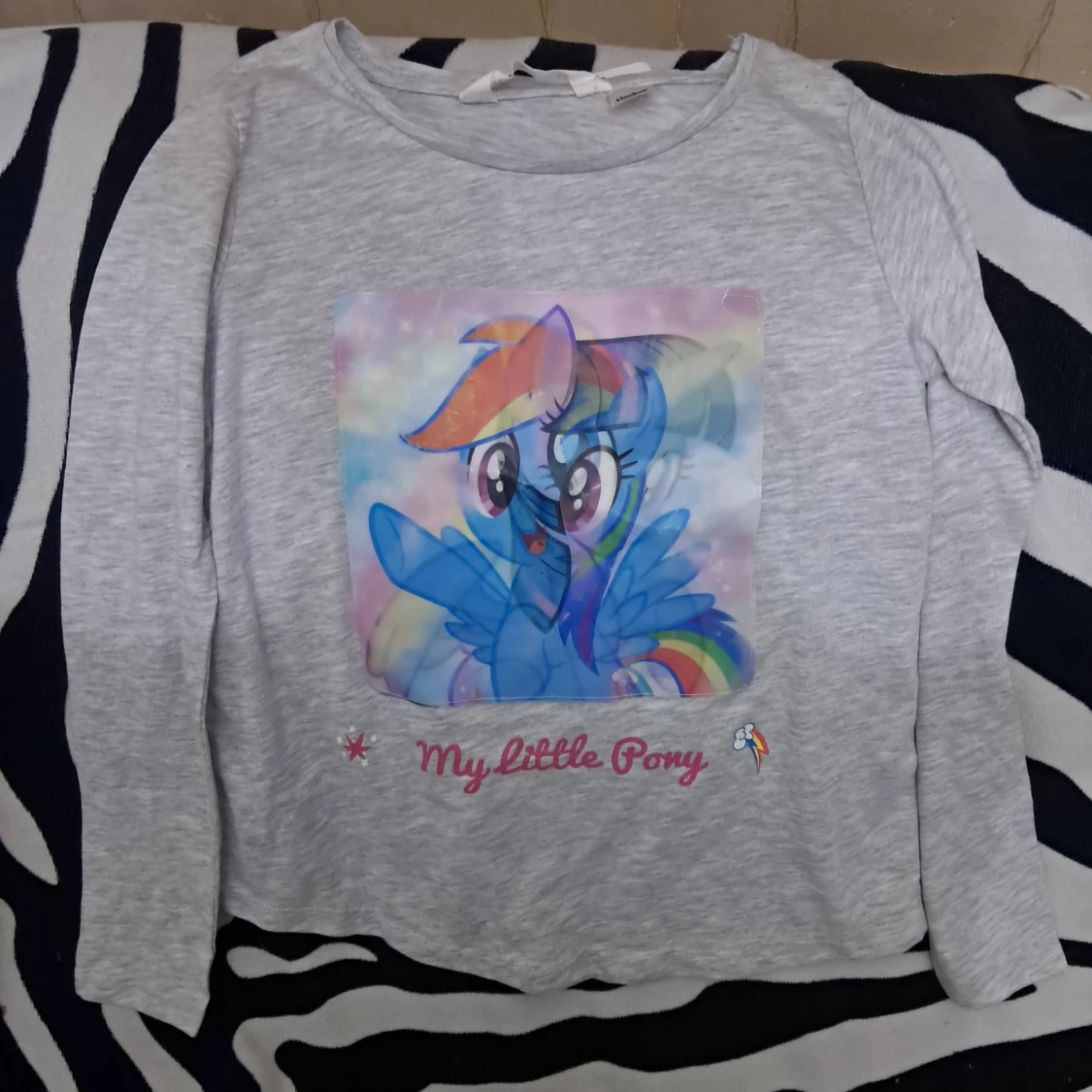 Grå My Little Pony långärmad tröja