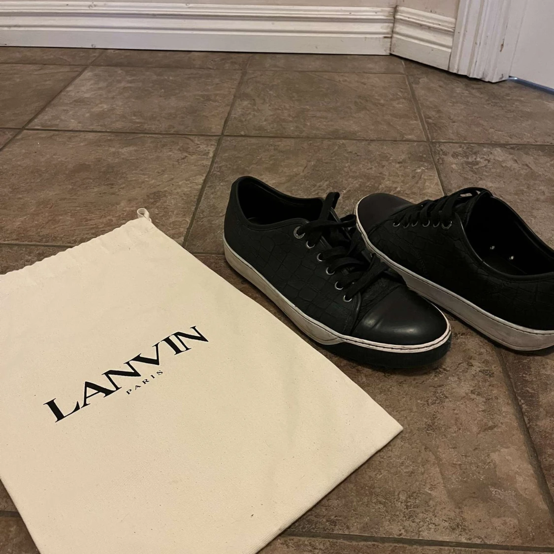 Lanvin svarta sneakers - 3