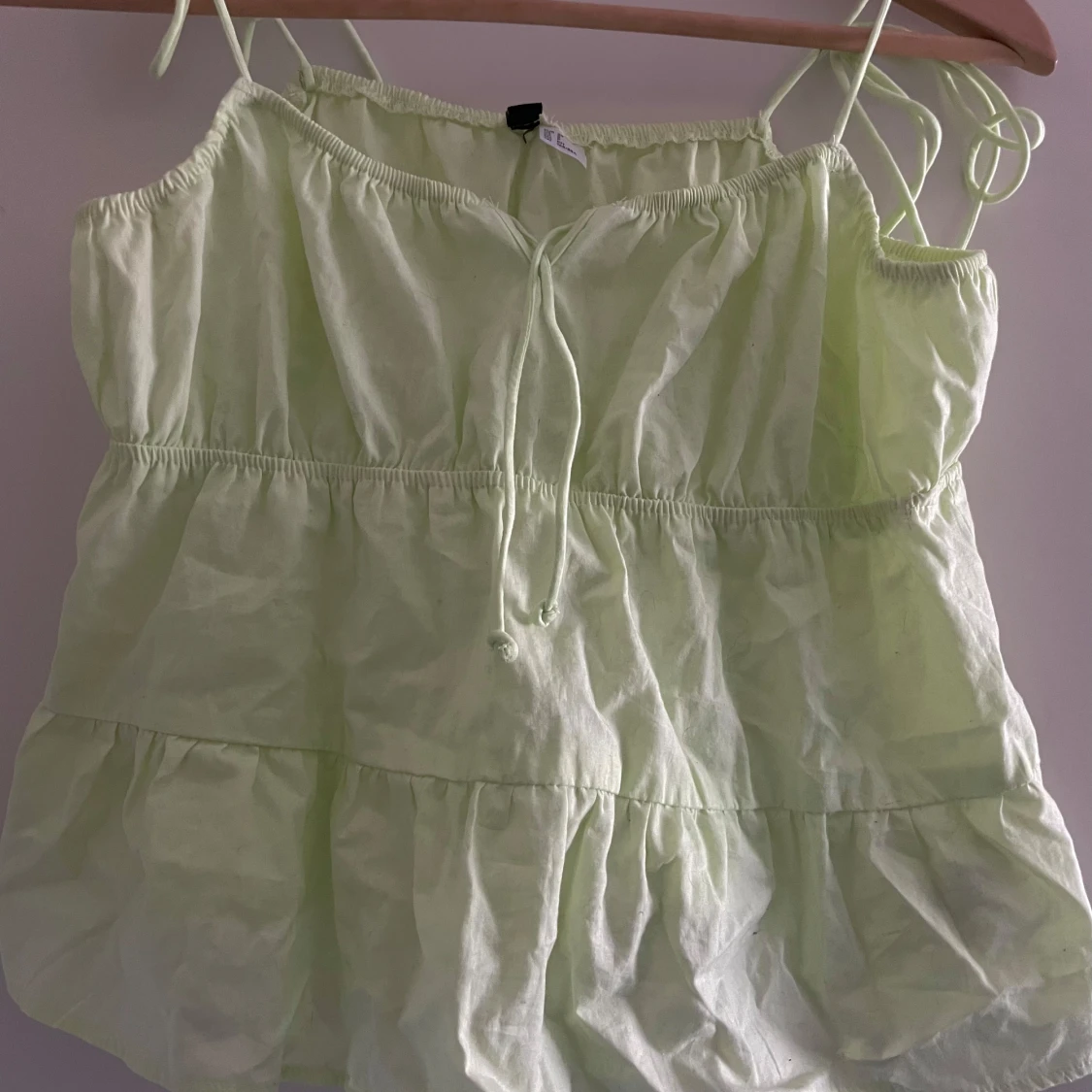 Ljusgrön topp/linne