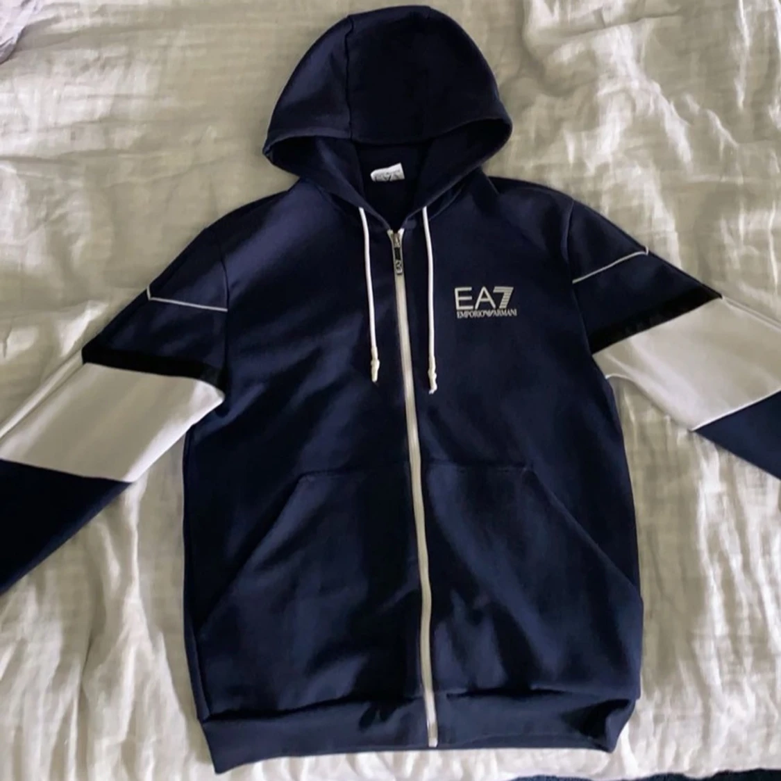 EA7 zip hoodie