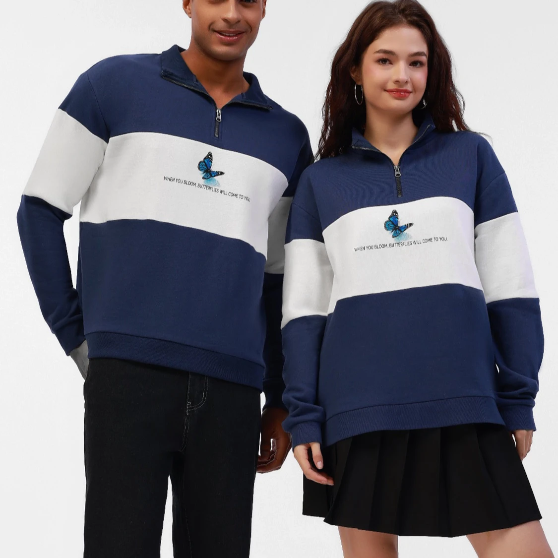 UNISEX - Sweatshirt - mörkblå - 4