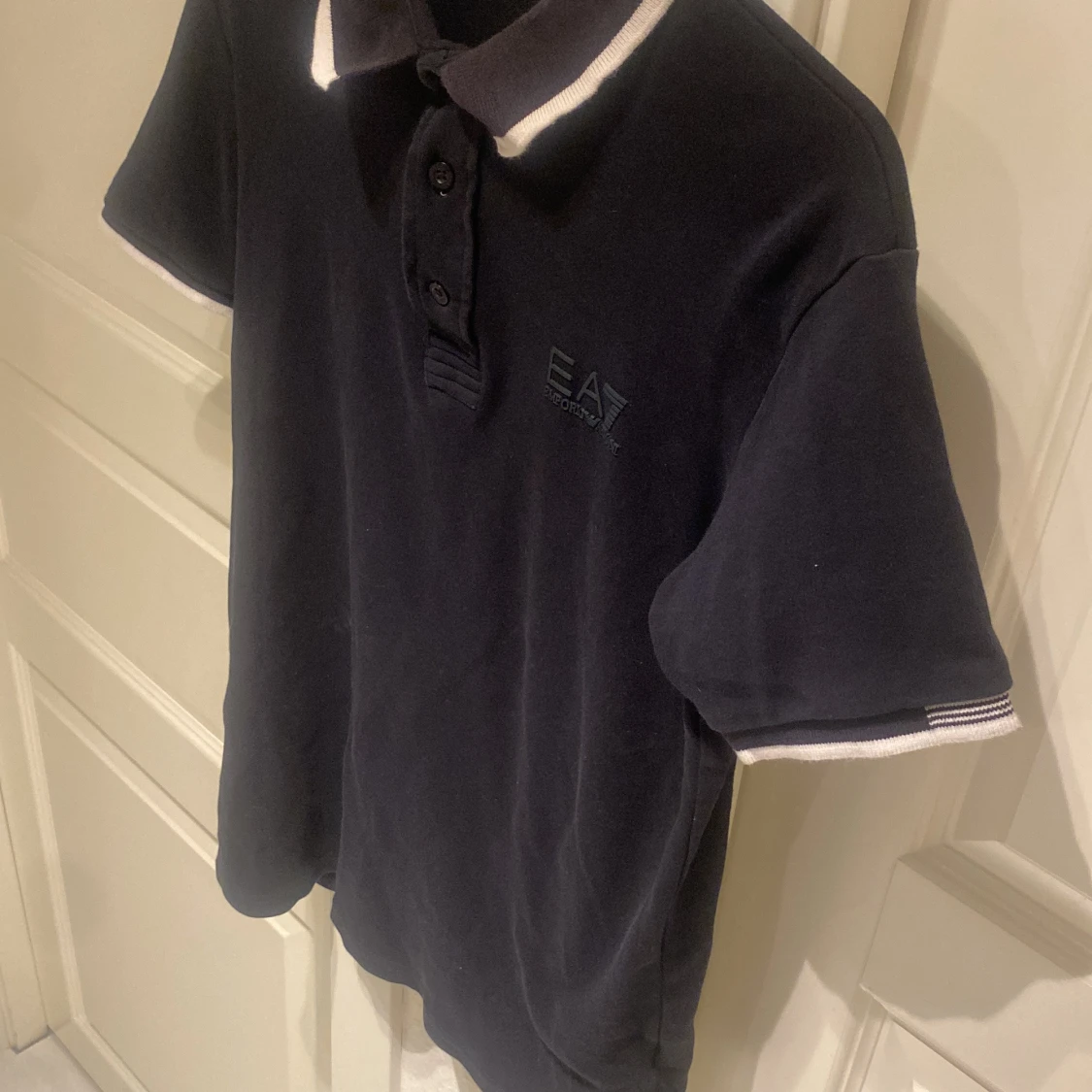 Svart EA7 polo t-shirt - 1