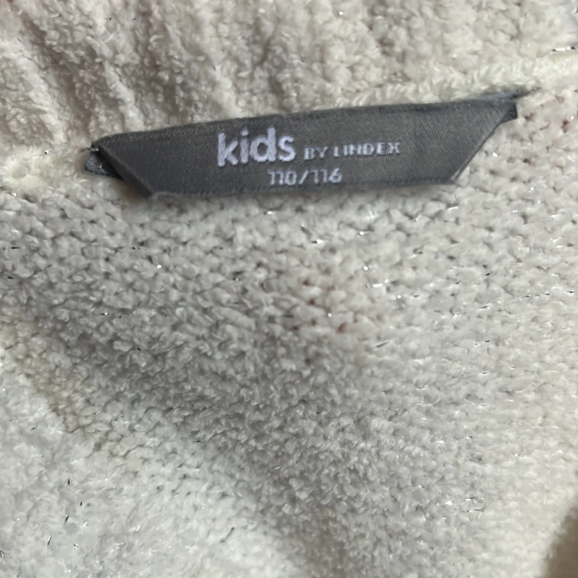 Vit stickad kofta från Kids by Lindex - 1