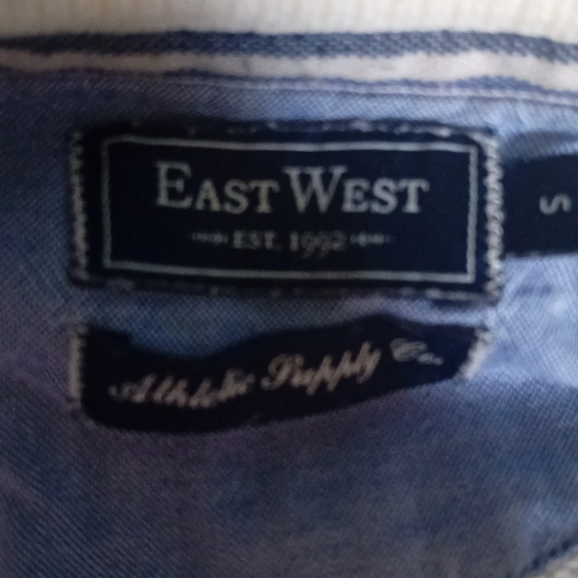 Vit kabelstickad tröja från East West - 2