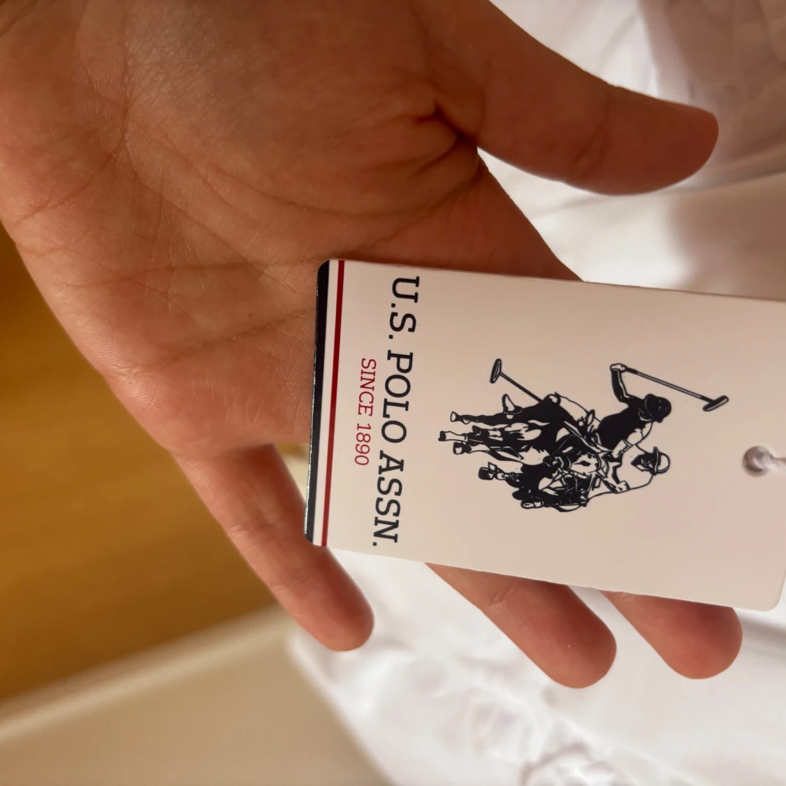 Vit blus från U.S. Polo Assn. - 3