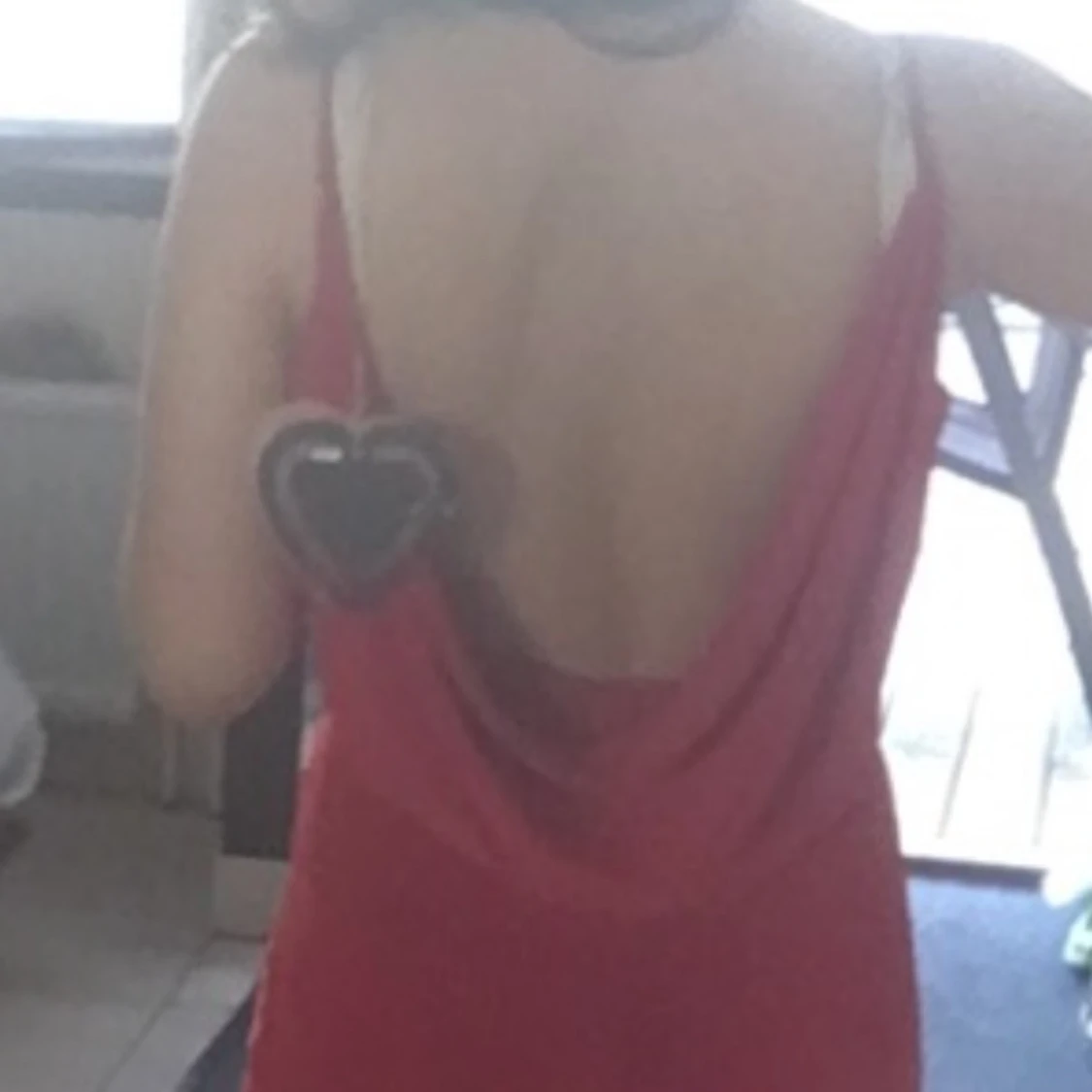 Röd långklänning - 1