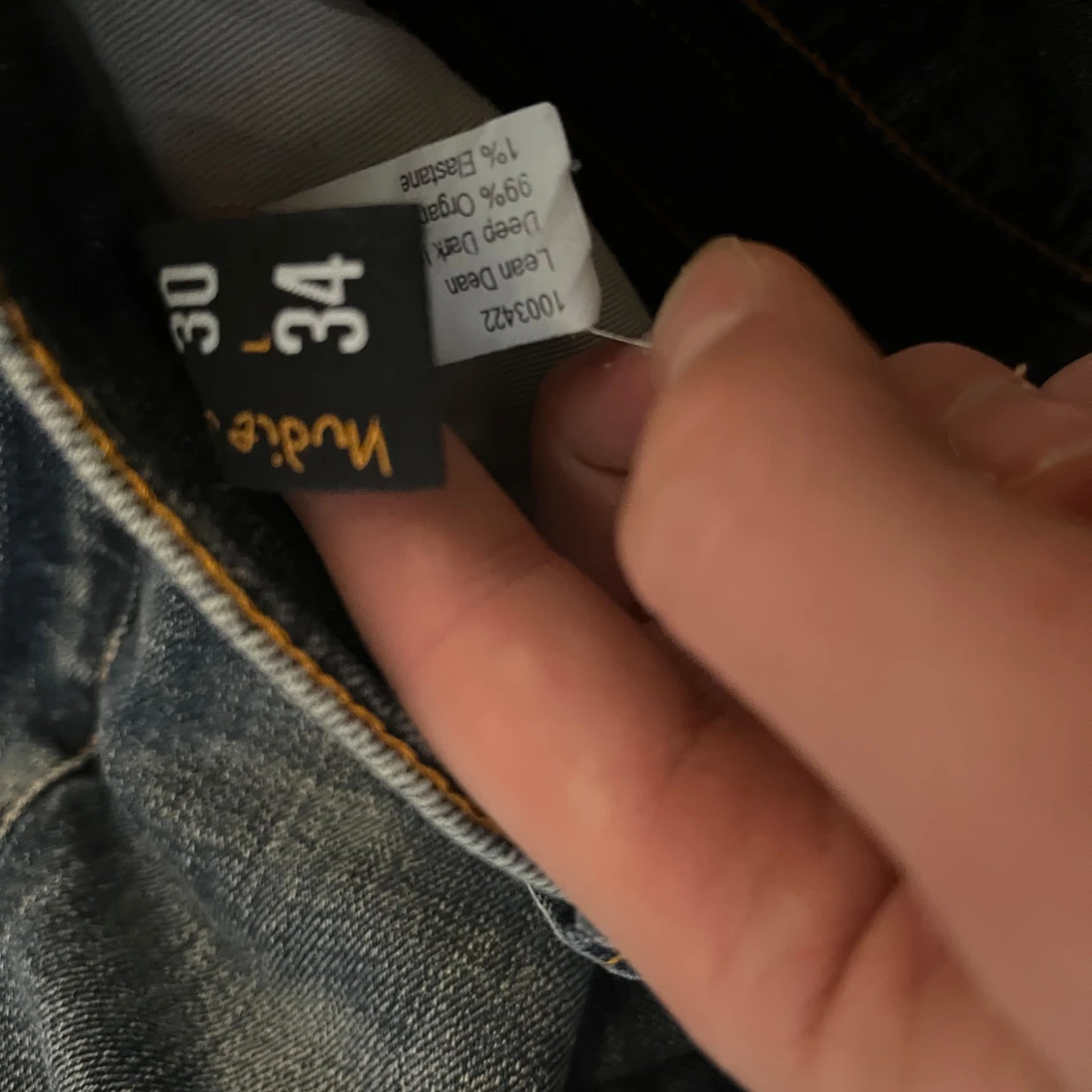 Mörkblå jeans från Nudie - 1