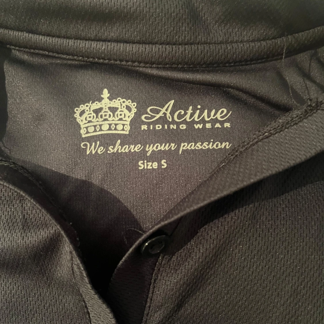 Svart polotopp från Active Riding Wear - 1