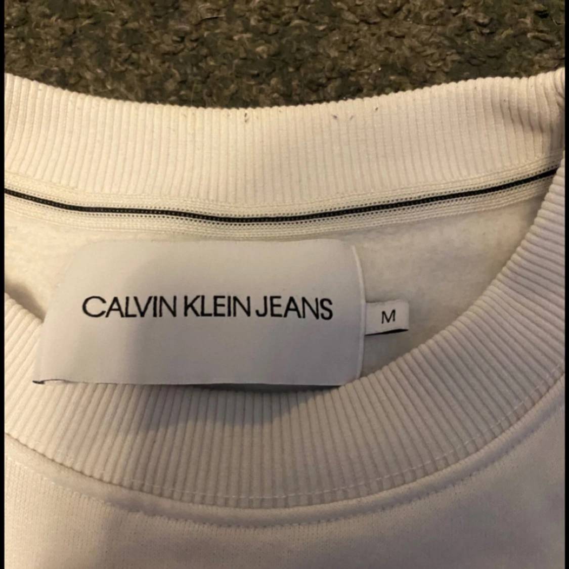 Vit sweatshirt från Calvin Klein Jeans - 1