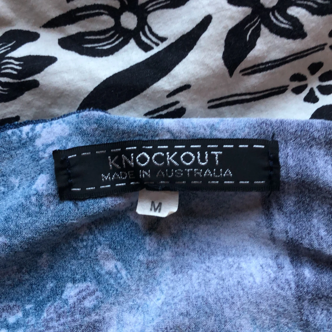 Blå långärmad topp från Knockout - 2