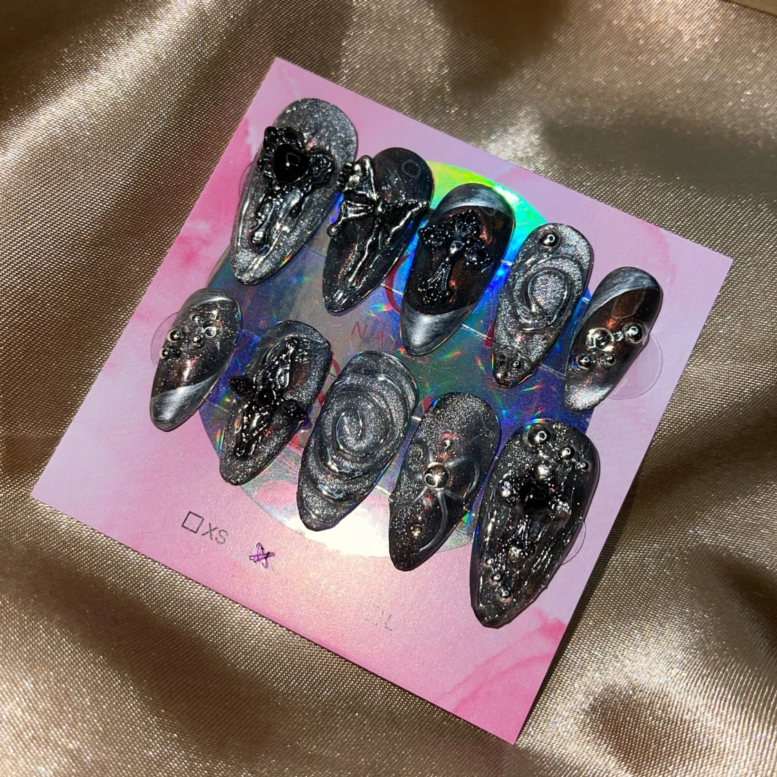 Y2K Galaxy (S); Medium Almond - 2