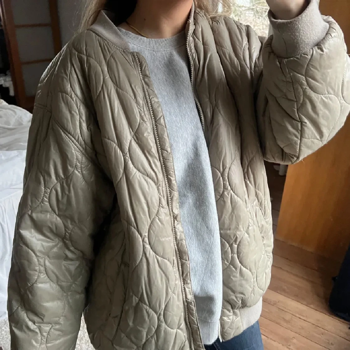 Quiltad bomberjacka - 2