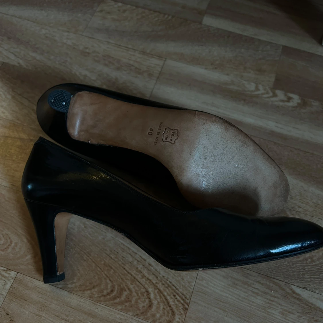 Vintage svarta klackskor - 1