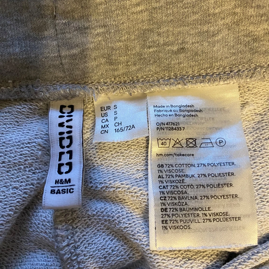 Grå mjukisbyxor från H&M BASIC - 3