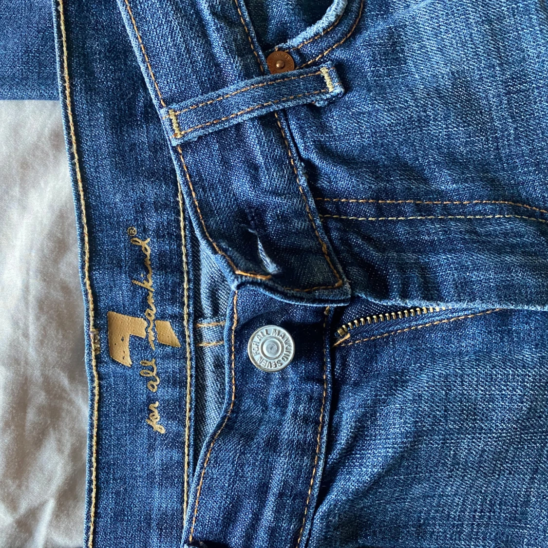 Lågmidjade bootcut jeans från 7 for all mankind💗 - 2